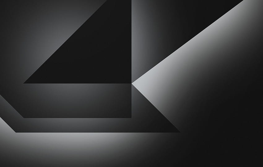 grey, abstract, dark, form, faces, fon, gray, shapes , section абстракции, dark gray HD wallpaper