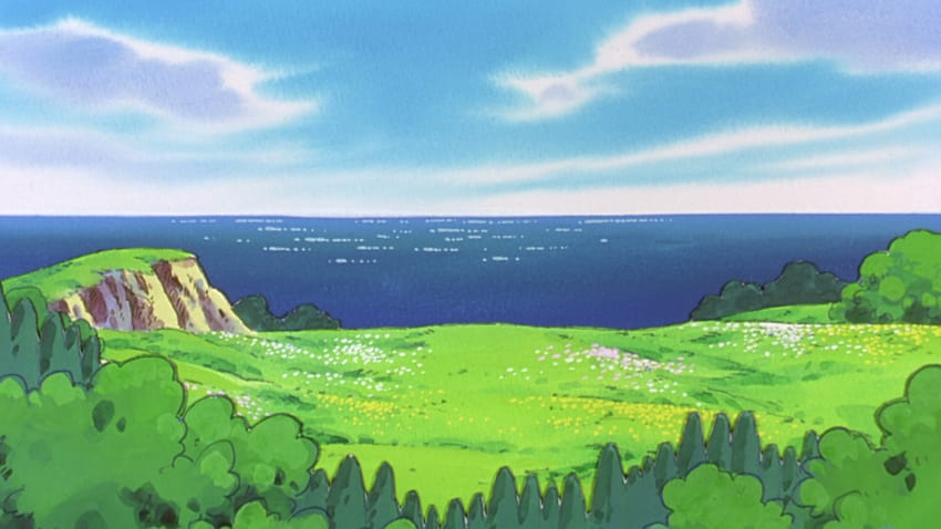 Paisaje Pokémon, paisaje Pokémon fondo de pantalla