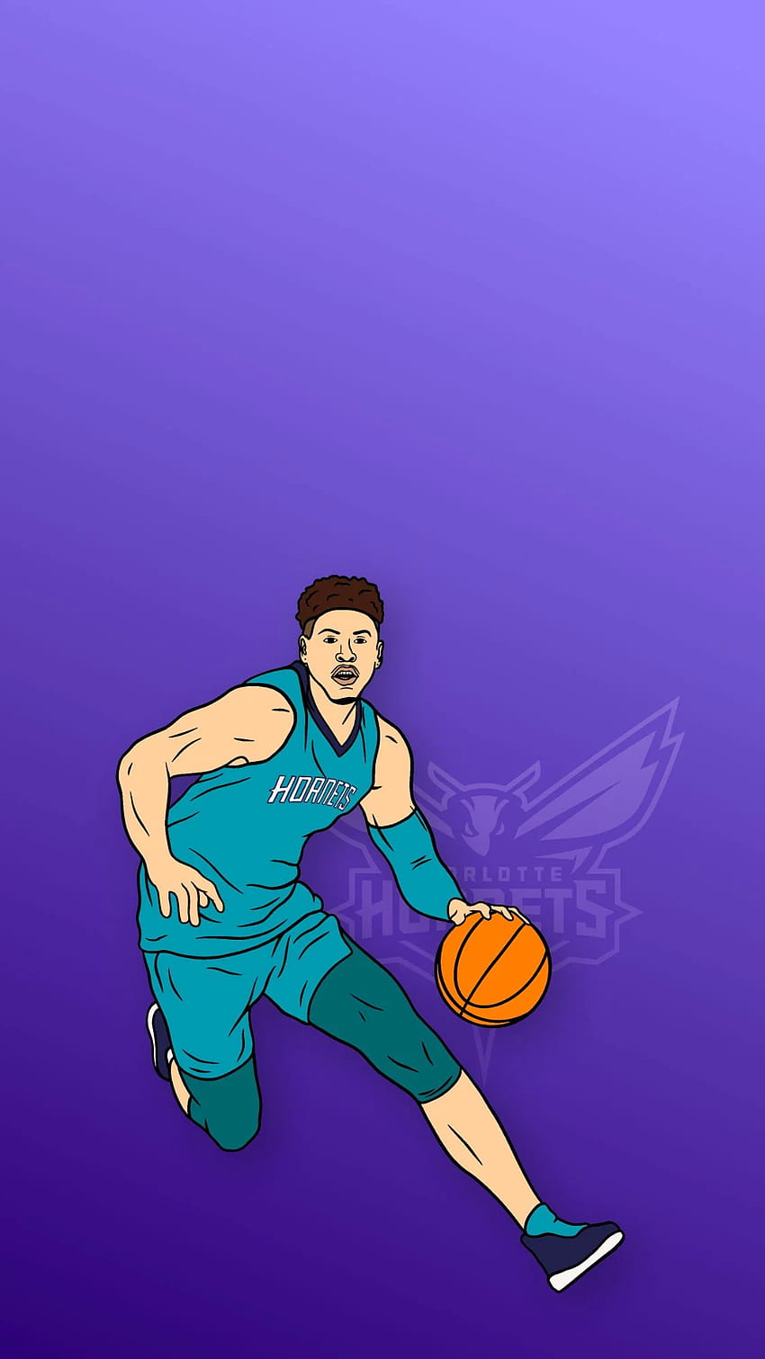 Charlotte Hornets NBA Logo UHD 4K Wallpaper  Pixelzcc