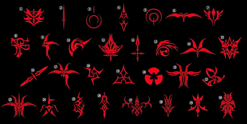 What are some instantly recognizable logo/symbols from anime? : anime, command seals HD wallpaper
