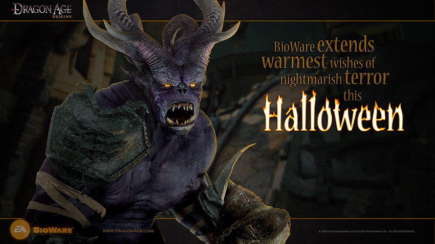 Halloween, dragon, origins, reviews, cool, inside, gallery, bioware, eagames, dragonage, media, halloween dragon HD wallpaper
