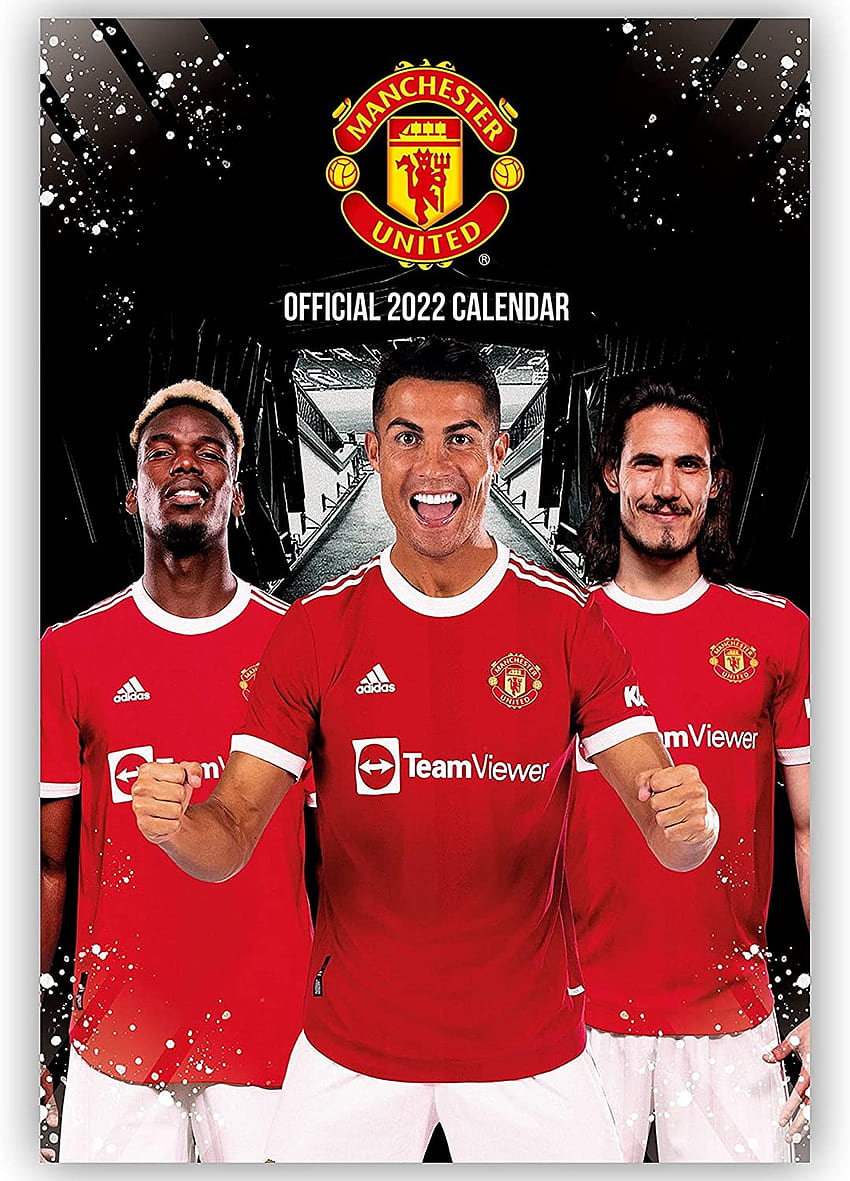 Calendario oficial del Manchester United 2022 A3, regalo de fútbol, ​​Man U con pegatinas organizadoras: Amazon.es: Deportes y aire libre fondo de pantalla del teléfono