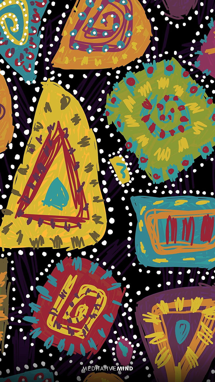 aboriginal paintings HD phone wallpaper