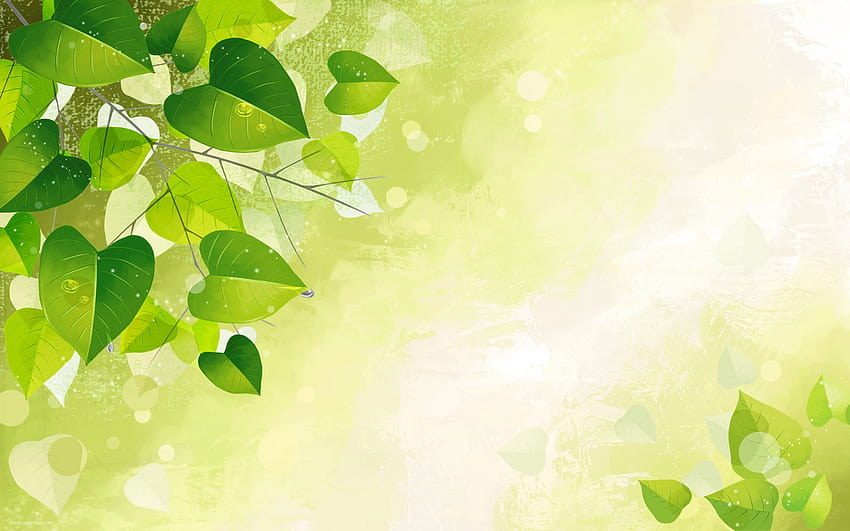Green Vector Art Leaf Backgrounds for Powerpoint Templates HD wallpaper |  Pxfuel