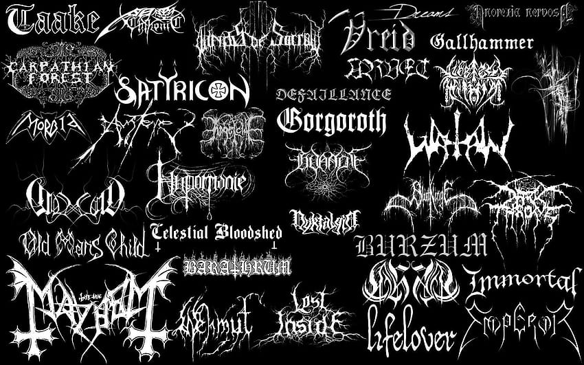 Black Metal, erschrickt Band HD-Hintergrundbild