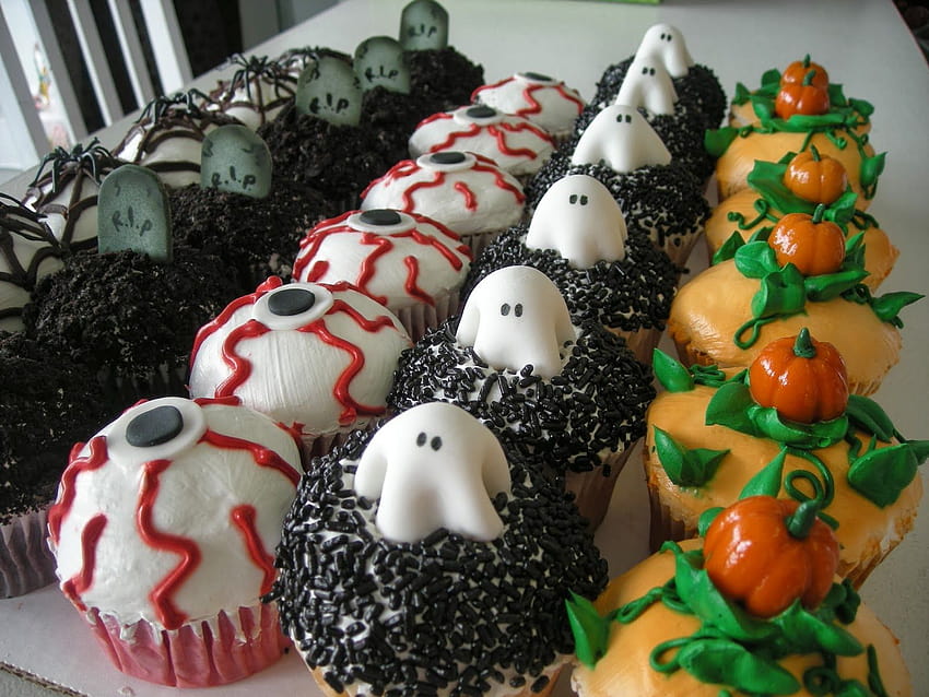 Blog: Halloween Cupcakes HD wallpaper