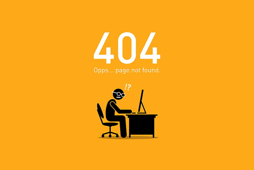 Błąd witryny 404 Nie znaleziono strony., Nie znaleziono strony nr 404 Tapeta HD