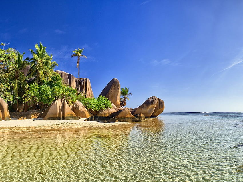 Seychelles for your or mobile screen and easy to, seychelles beach HD wallpaper