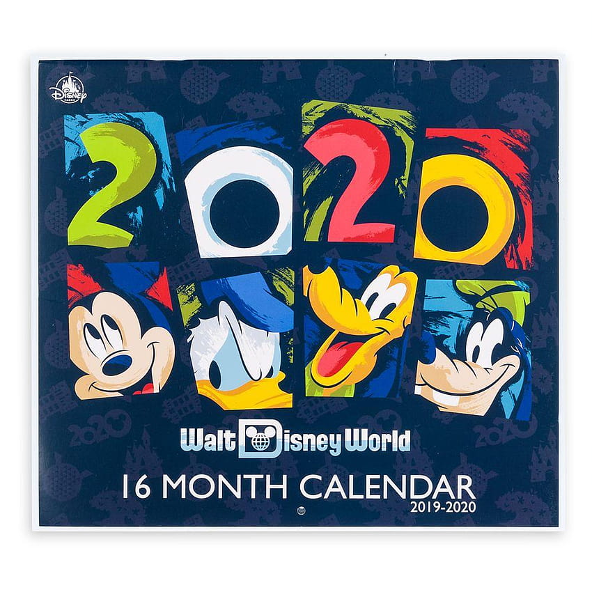 Walt Disney World 16 Month Calendar 2019, disney new year 2020 HD phone wallpaper
