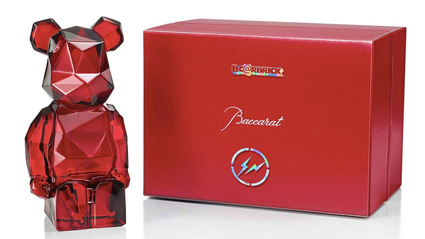 BE@RBRICK Appears in Baccarat Red Crystal, bearbrick computer HD wallpaper