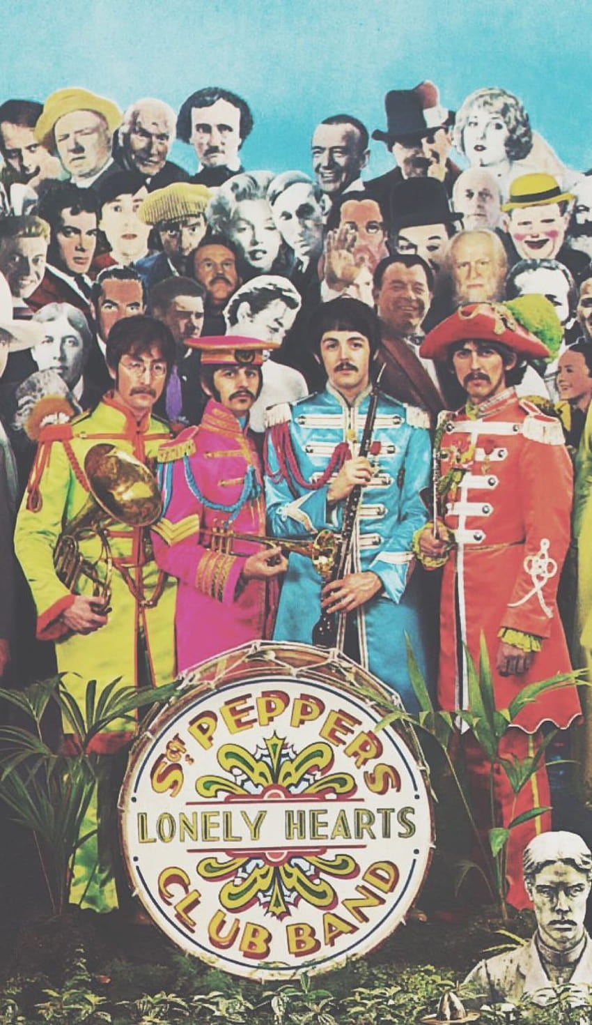the beatles st peppers lonely hearts club band, sgt peppers lonely hearts club band wallpaper ponsel HD