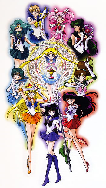 tsukino usagi, sailor moon, eternal sailor moon, and sailor cosmos  (bishoujo senshi sailor moon) drawn by nardack