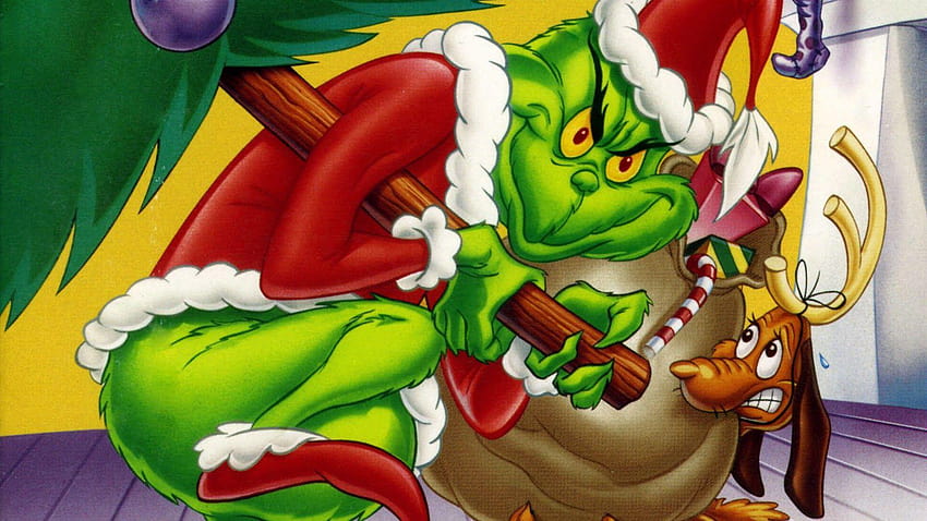 Funny Grinch, christmas computer grinch HD wallpaper