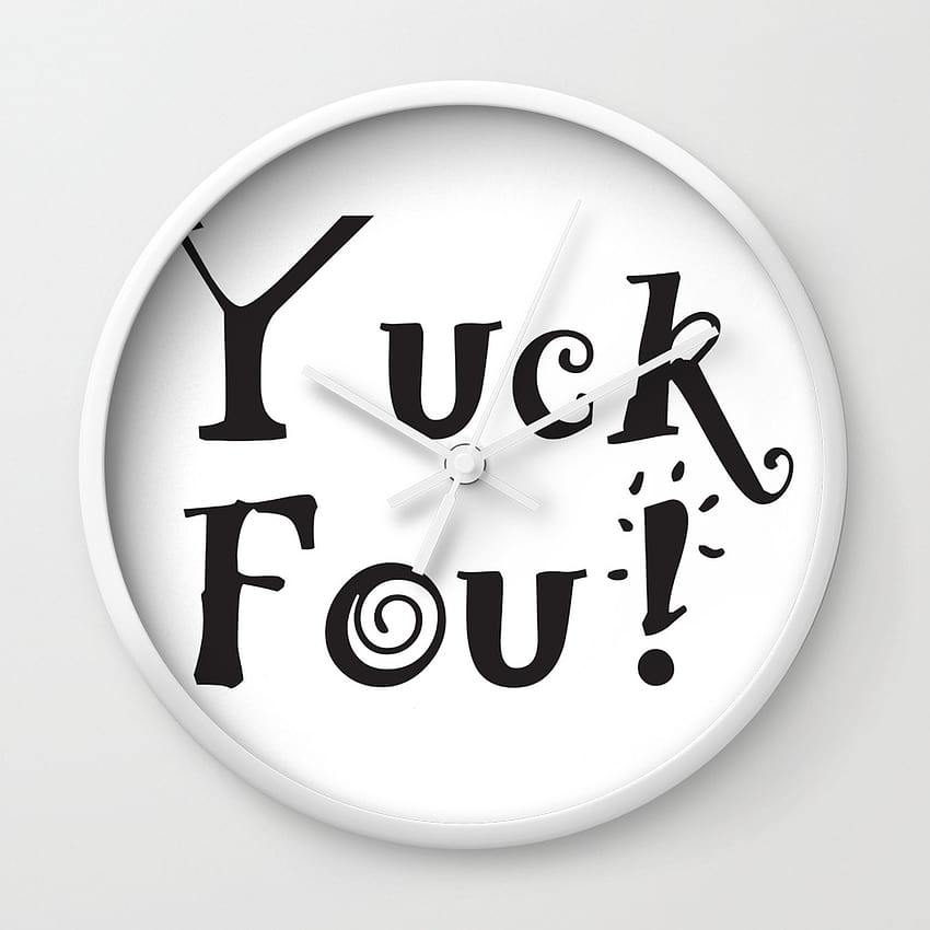Yuck Fou! Wall Clock by Andrea Jean Clausen HD phone wallpaper Yuck Fou! Wall Clock by Andrea Jean Clausen HD phone wallpaper