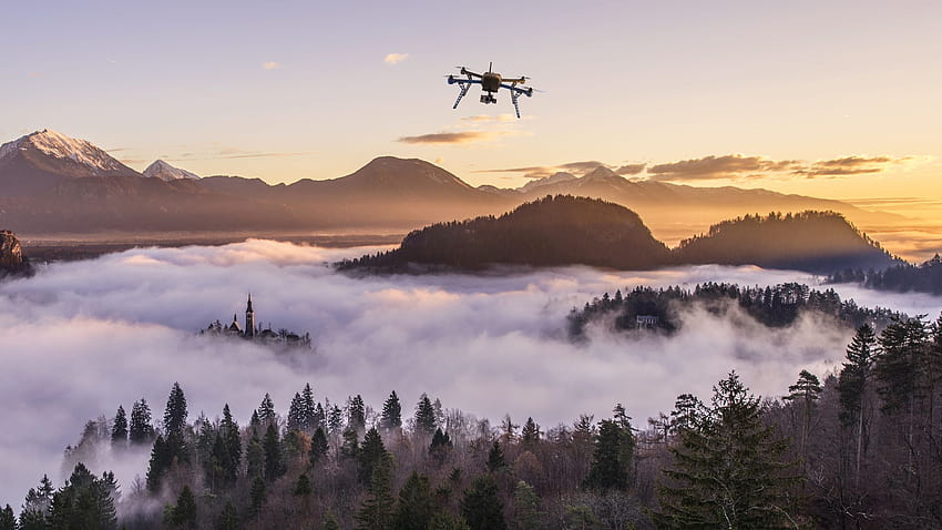 Drone dan Quadcopter yang mengagumkan Wallpaper HD