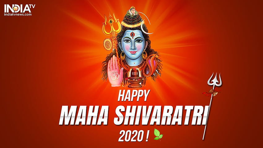 Happy maha shivratri 2020 maha shivratri and stickers HD wallpaper