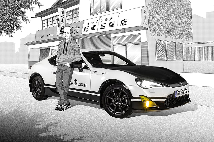 Toyota GT86 Initial D Concept pays tribute to Corolla AE86, initial d mobile HD wallpaper