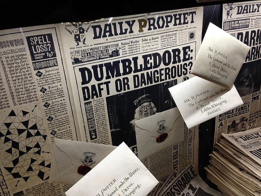 Journaux, cartes et livres, Snape Daily Prophet Fond d'écran HD