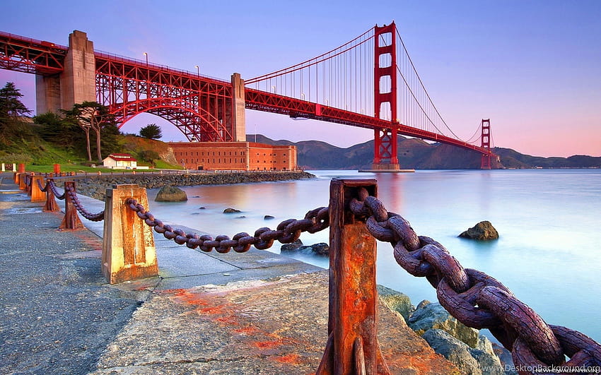 Golden Gate Bridge Coast Nice City New Backgrounds HD wallpaper