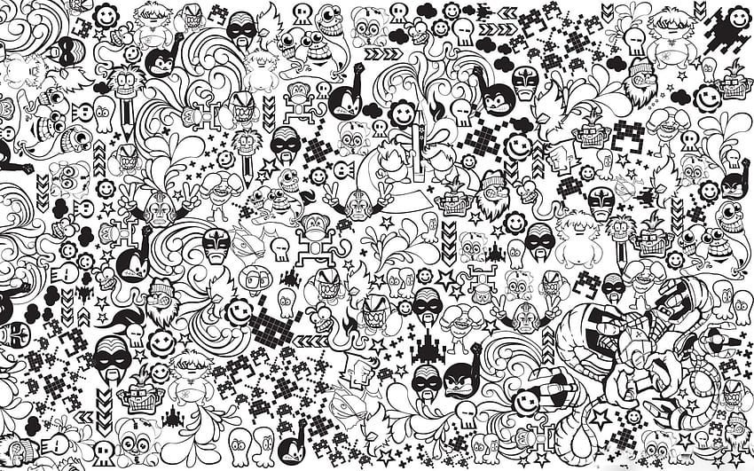 100 Best Anime Mac, anime doodle HD wallpaper