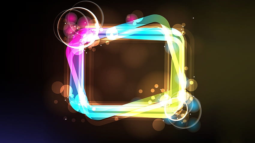 : neon, square, rectangle, light, color, glow, lighting, paint, multicolored, computer 1920x1080, neon square HD wallpaper