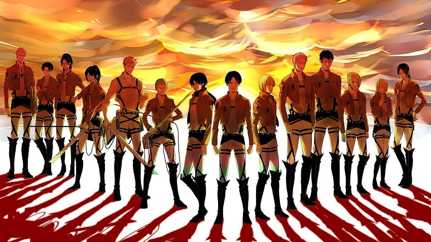 Squad and Survey Corps Computer , Backgrounds, jean kirstein attack on titan HD wallpaper