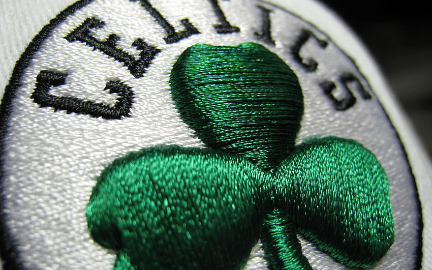 NBA Team Boston Celtics Logo Embroidery Gallery HD wallpaper