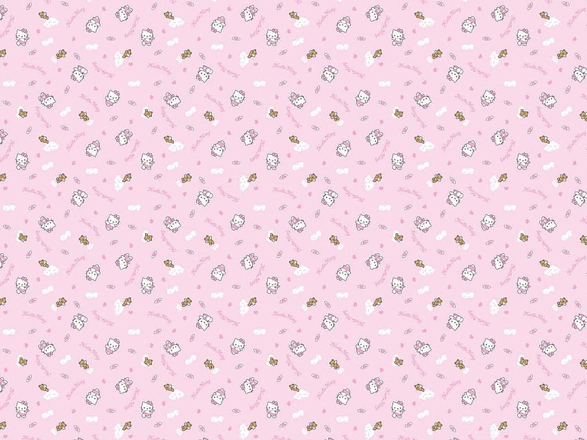 Latar belakang merah muda Hello Kitty 1024×768 – Warga Digital, latar belakang powerpoint hello kitty Wallpaper HD