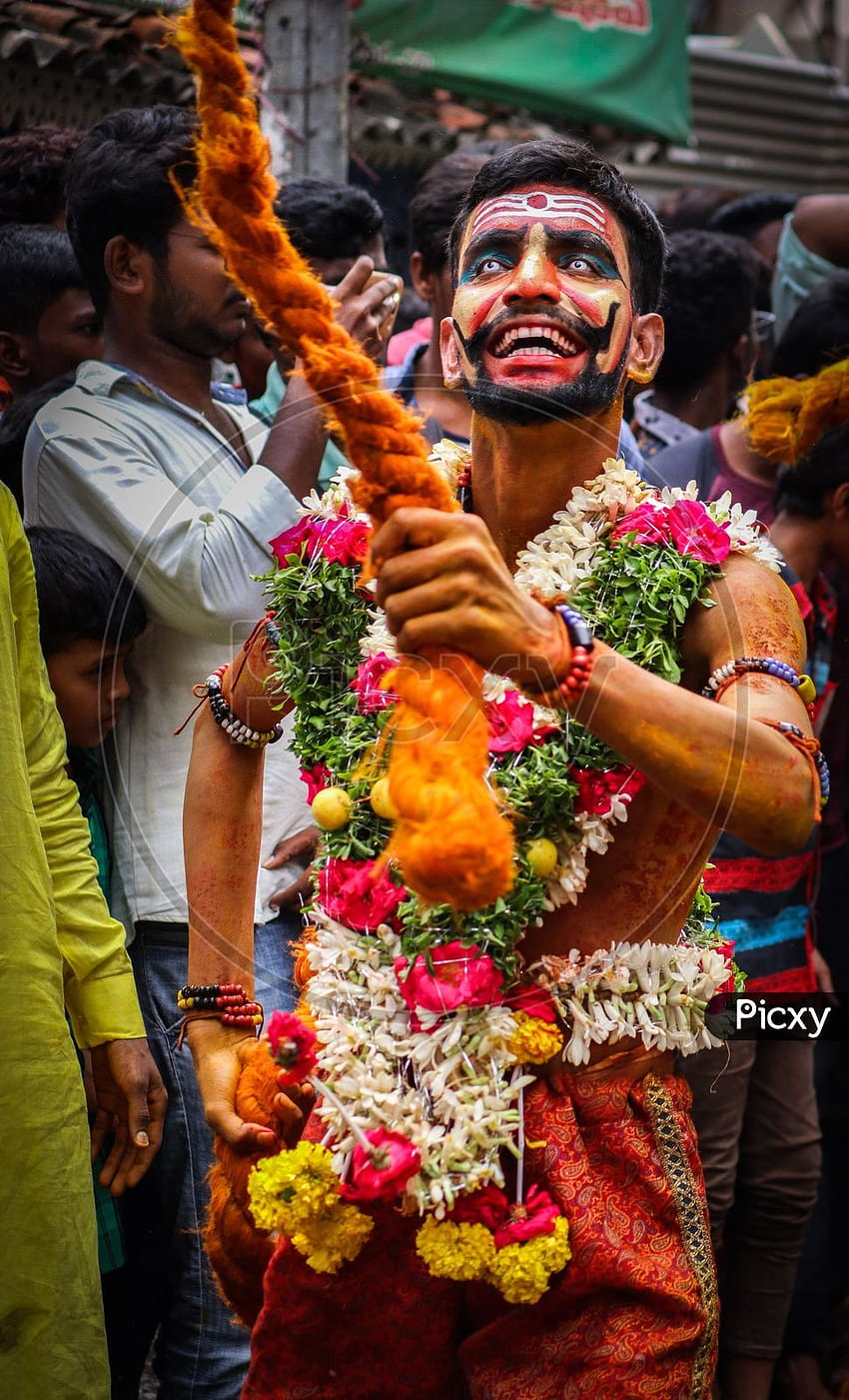 des Bonalu-Festivals in Hyderabad HD-Handy-Hintergrundbild