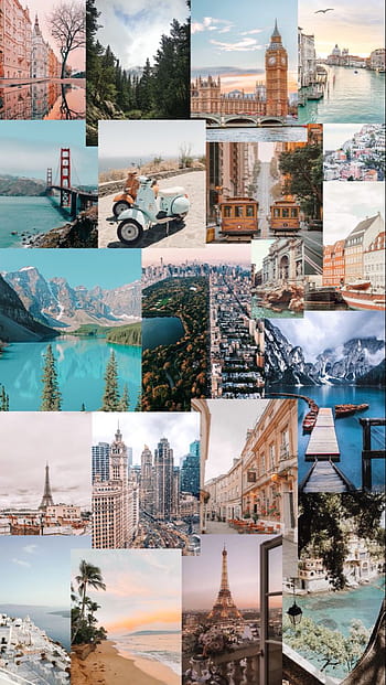 Travel Aesthetic, travel collage HD wallpaper | Pxfuel