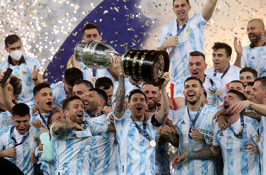 Arjantin Copa America Champions 2021, arjantin copa america şampiyonları 2021 HD duvar kağıdı
