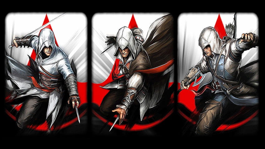 assassins creed altair and ezio and connor and edward