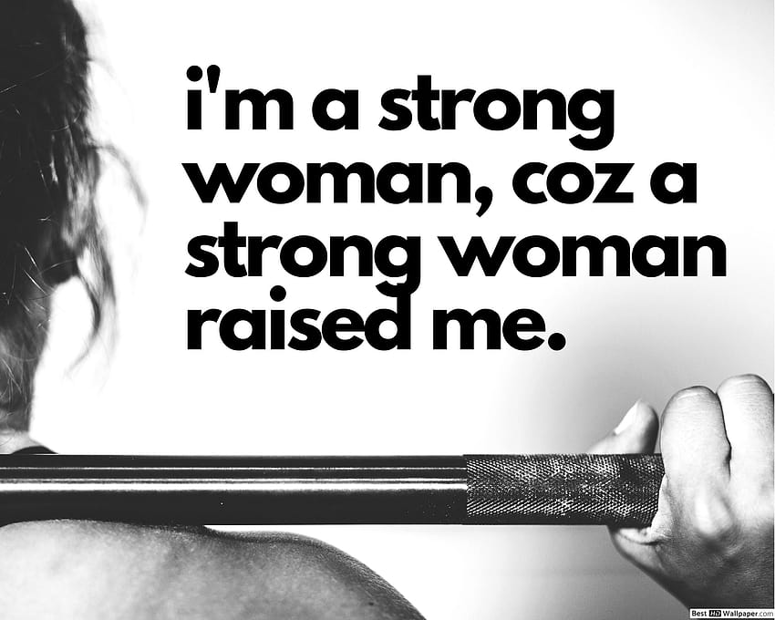 Raised by a Strong Woman, strong women abstract HD wallpaper