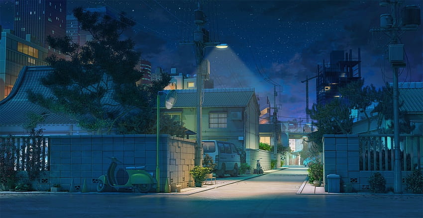 Premium AI Image | Dreamy Anime Aesthetic Beautiful Cartoon House With  Fence And American Flags