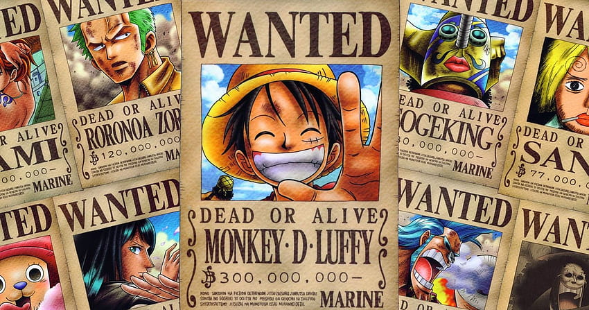 ワンピース: より高い賞金に値する 5 人の海賊 高画質の壁紙