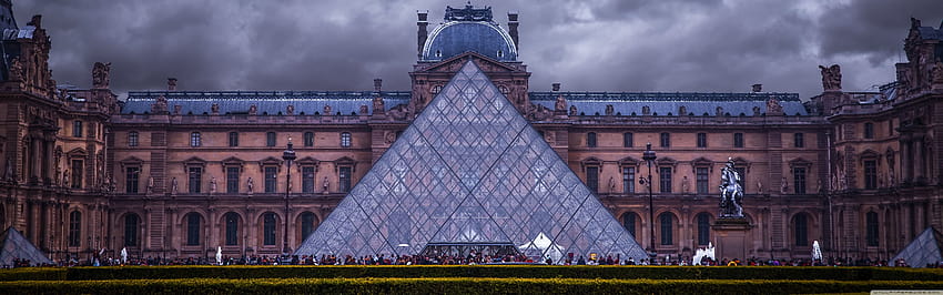 Louvre Museum, Paris, France Ultra Backgrounds for U TV : & UltraWide & Laptop : Multi Display, Dual Monitor : Tablet : Smartphone HD wallpaper