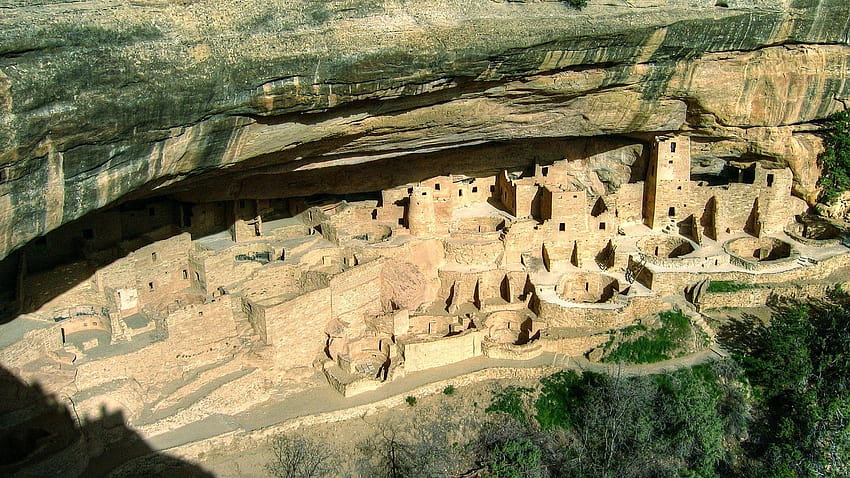 Cliff Palace in Mesa Verde, mesa verde national park HD wallpaper
