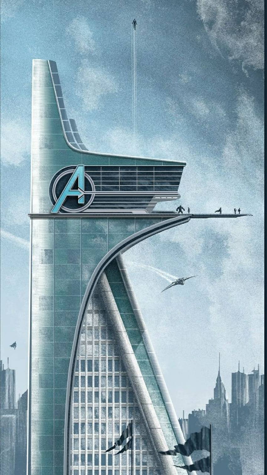 Avengers Tower by ROCKYVV, stark tower HD phone wallpaper