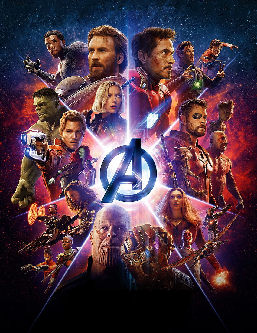 Avengers Infinity War: HD тапет за телефон
