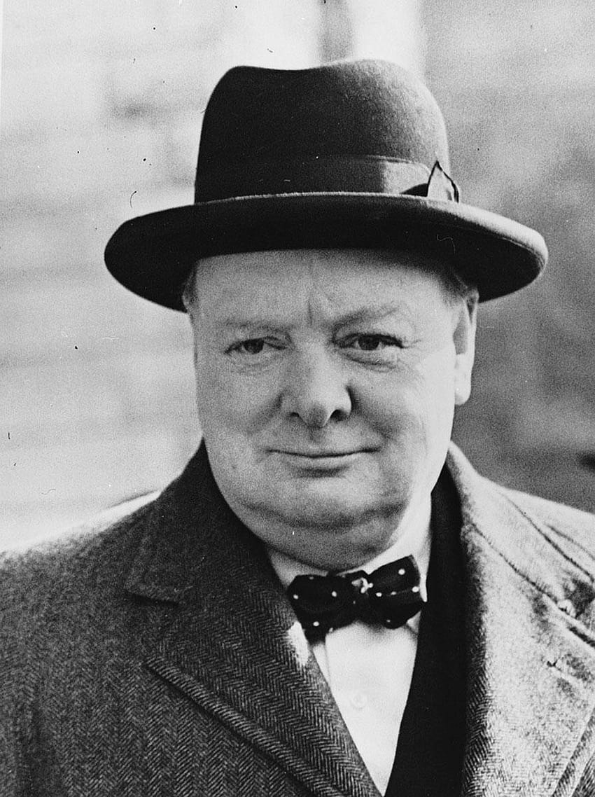Широк Уинстън Чърчил HD тапет за телефон