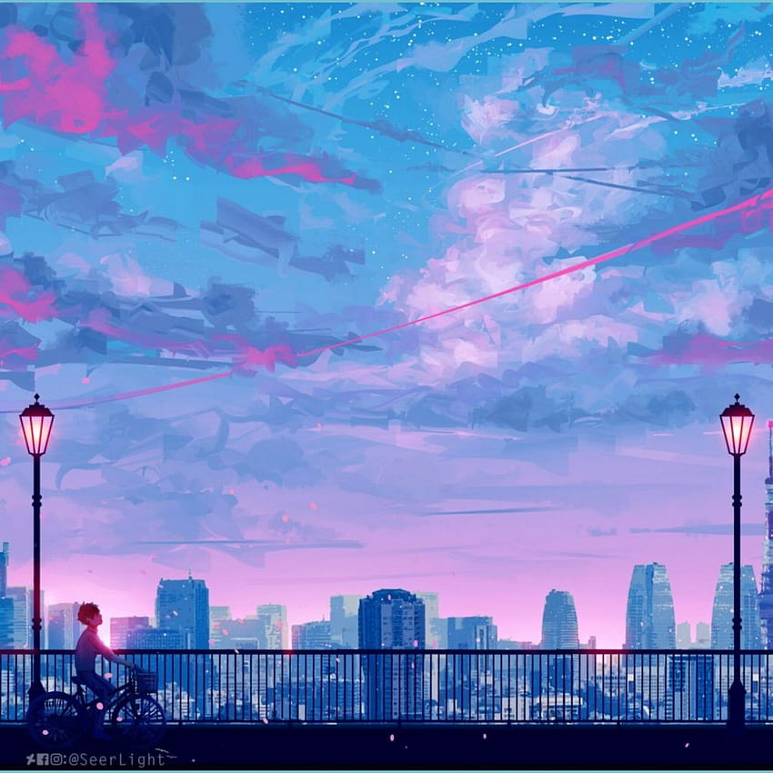 10k Anime Landscape In 10 Aesthetic HD phone wallpaper
