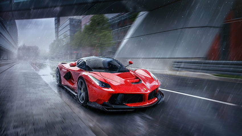 Voiture Ferrari LaFerrari Voiture rouge Voiture de sport Supercar Voitures, super voitures ultra Fond d'écran HD