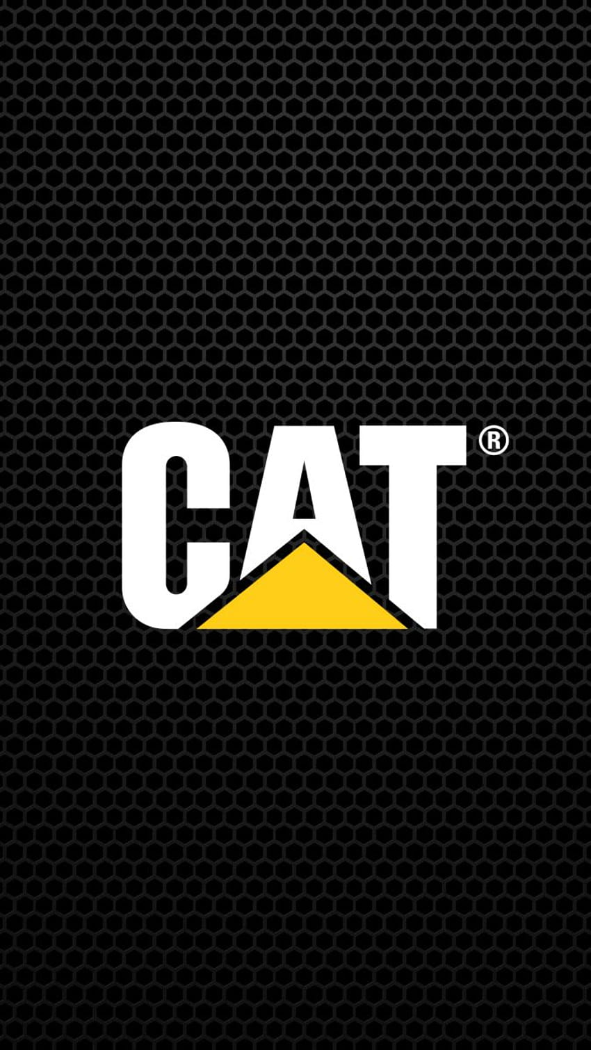 Caterpillar & Virtual Backgrounds、ビジネスのロゴ HD電話の壁紙