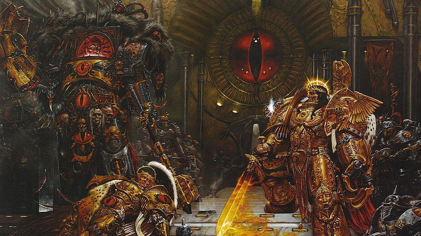 1366x768 Horus Heresy, Warhammer 40000, The Emperor, The Horus HD wallpaper