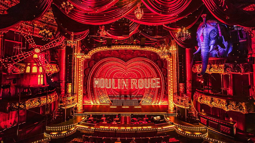 Moulin Rouge Baz Luhrmann! Sekarang Menjadi Musik Panggung Mewah Wallpaper HD