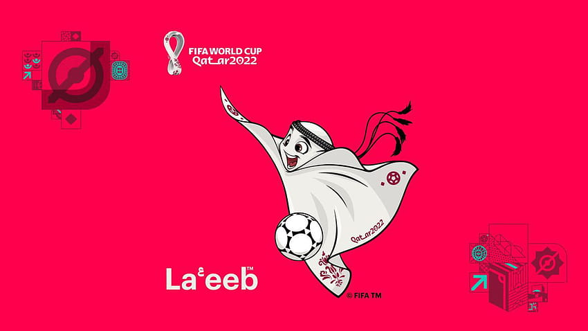 ワールド カップ 2022 のマスコットは La'eeb と呼ばれ、スーパー、2022 FIFA ワールド カップ チームです。 高画質の壁紙