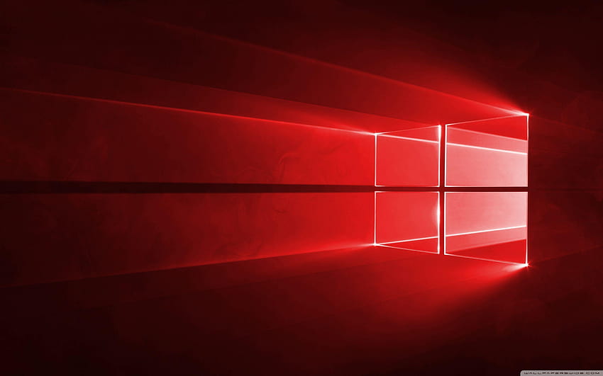 Windows 10 Red in ❤ for • Wide & Ultra, neon red HD wallpaper
