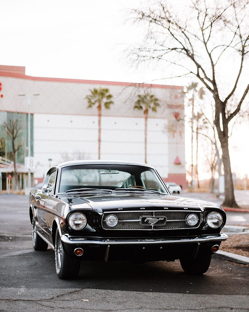 ITAP of an old Mustang at a car show., old ford mustang HD phone ...