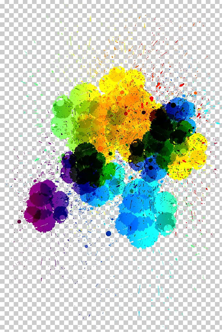 インク Microsoft Paint PNG, クリップアート, や筆係, 円, 色, 色のしぶき, コンピュータ PNG HD電話の壁紙