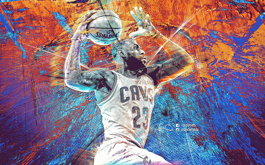 Lebron James NBA Art by skythlee [1920x1200] for your , Mobile & Tablet HD duvar kağıdı